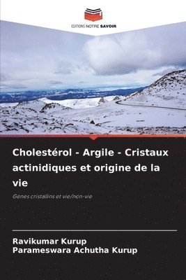 bokomslag Cholestrol - Argile - Cristaux actinidiques et origine de la vie