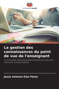 bokomslag La gestion des connaissances du point de vue de l'enseignant