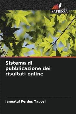 bokomslag Sistema di pubblicazione dei risultati online