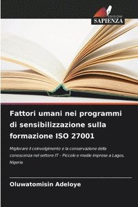 bokomslag Fattori umani nei programmi di sensibilizzazione sulla formazione ISO 27001