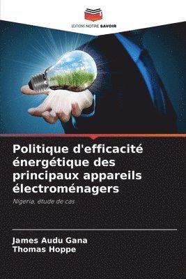 Politique d'efficacit nergtique des principaux appareils lectromnagers 1