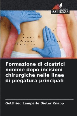 Formazione di cicatrici minime dopo incisioni chirurgiche nelle linee di piegatura principali