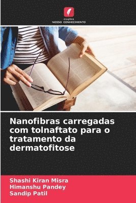 Nanofibras carregadas com tolnaftato para o tratamento da dermatofitose