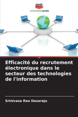 bokomslag Efficacit du recrutement lectronique dans le secteur des technologies de l'information