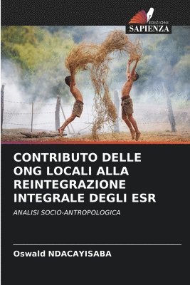 bokomslag Contributo Delle Ong Locali Alla Reintegrazione Integrale Degli Esr