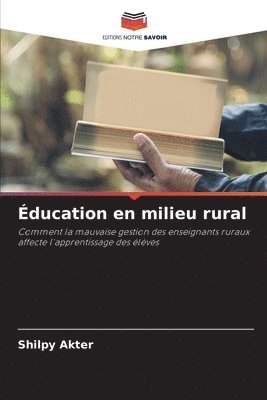 bokomslag Éducation en milieu rural