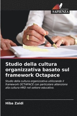 bokomslag Studio della cultura organizzativa basato sul framework Octapace