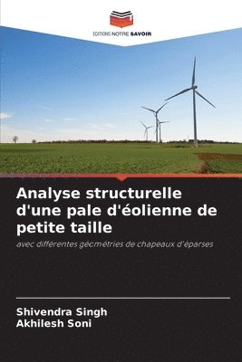 Shivendra Singh, Akhilesh Soni - Analyse structurelle d'une pale d'éolienne de petite taille, Häftad
