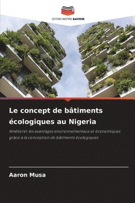 bokomslag concept de bâtiments écologiques au Nigeria