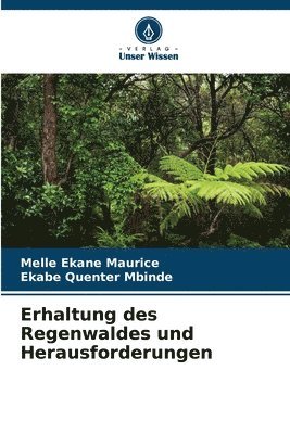 bokomslag Erhaltung des Regenwaldes und Herausforderungen