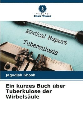 bokomslag kurzes Buch über Tuberkulose der Wirbelsäule