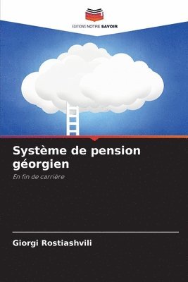 bokomslag Systme de pension gorgien