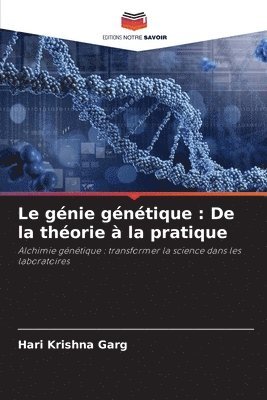 bokomslag génie génétique