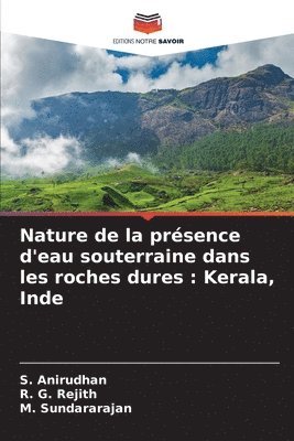 Nature de la prsence d'eau souterraine dans les roches dures 1