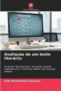 bokomslag Avaliao de um texto literrio