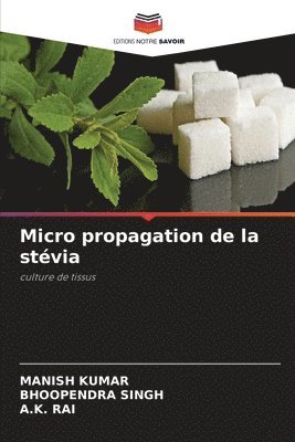 bokomslag Micro propagation de la stvia