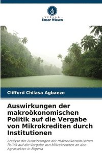 bokomslag Auswirkungen der makrokonomischen Politik auf die Vergabe von Mikrokrediten durch Institutionen