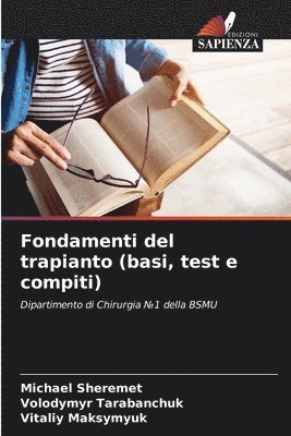 bokomslag Fondamenti del trapianto (basi, test e compiti)