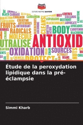 bokomslag tude de la peroxydation lipidique dans la pr-clampsie