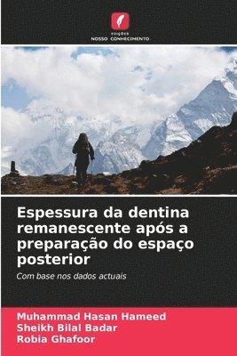 bokomslag Espessura da dentina remanescente aps a preparao do espao posterior