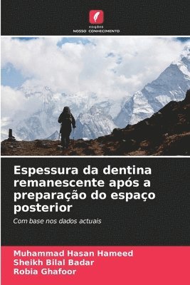 Muhammad Hasan Hameed, Sheikh Bilal Badar, Robia Ghafoor - Espessura da dentina remanescente após a preparação do espaço posterior, Häftad