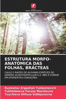 bokomslag Estrutura Morfo-Anatmica Das Folhas, Brcteas