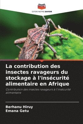 La contribution des insectes ravageurs du stockage  l'inscurit alimentaire en Afrique 1