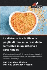 bokomslag La distanza tra le file e la paglia di riso sulla resa della lenticchia in un sistema di strip tillage