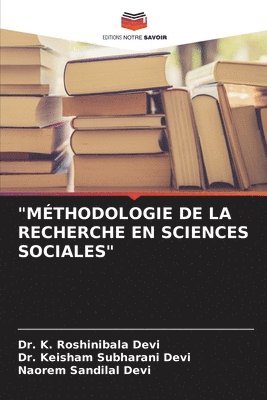 bokomslag &quot;Mthodologie de la Recherche En Sciences Sociales&quot;