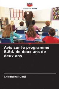 bokomslag Avis sur le programme B.Ed. de deux ans de deux ans