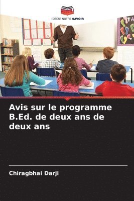 Avis sur le programme B.Ed. de deux ans de deux ans 1