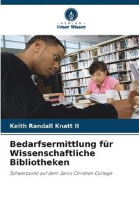 bokomslag Bedarfsermittlung fr Wissenschaftliche Bibliotheken