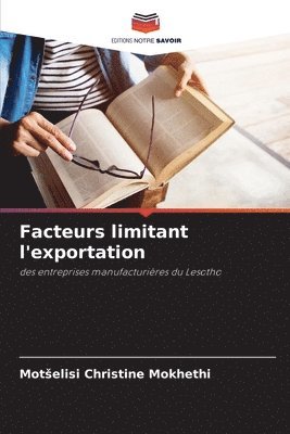 bokomslag Facteurs limitant l'exportation