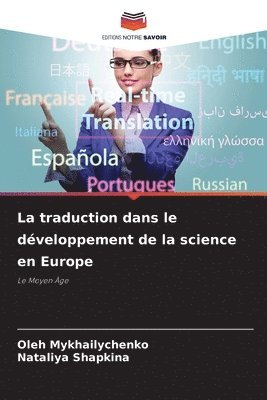 bokomslag traduction dans le développement de la science en Europe
