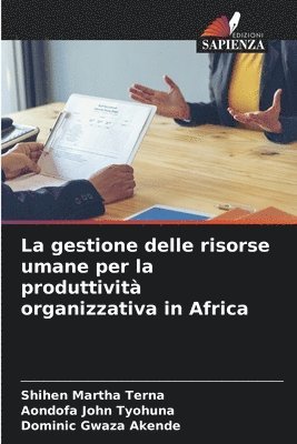 bokomslag La gestione delle risorse umane per la produttività organizzativa in Africa