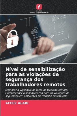 Nível de sensibilização para as violações de segurança dos trabalhadores remotos