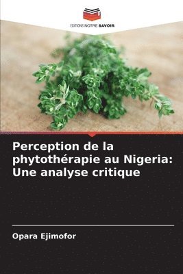 Perception de la phytothérapie au Nigeria