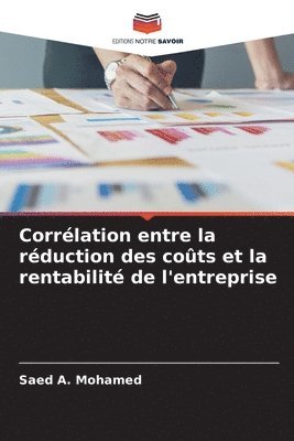 bokomslag Corrlation entre la rduction des cots et la rentabilit de l'entreprise