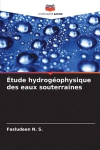 bokomslag tude hydrogophysique des eaux souterraines