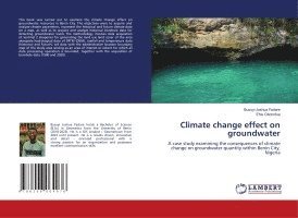 Climate change effect on groundwater 1