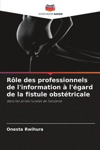 bokomslag Rle des professionnels de l'information  l'gard de la fistule obsttricale