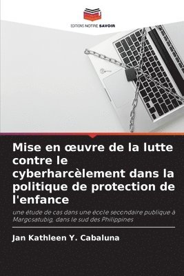 bokomslag Mise en oeuvre de la lutte contre le cyberharclement dans la politique de protection de l'enfance