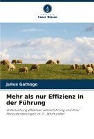 bokomslag Mehr als nur Effizienz in der Fhrung