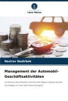 Management der Automobil-Geschäftsaktivitäten