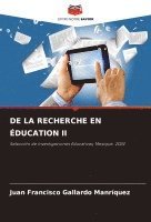 bokomslag de la Recherche En Éducation II