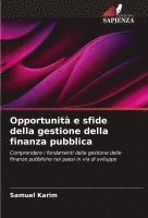 bokomslag Opportunit e sfide della gestione della finanza pubblica