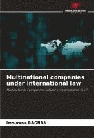 bokomslag Multinational companies under international law