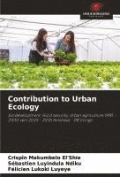 bokomslag Contribution to Urban Ecology