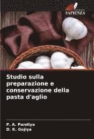 bokomslag Studio sulla preparazione e conservazione della pasta d'aglio