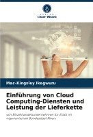 bokomslag Einfhrung von Cloud Computing-Diensten und Leistung der Lieferkette